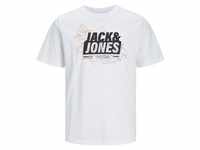 Herren Kurzarm-T-Shirt Jack & Jones LOGO TEE SS 12252376 Weiß - L