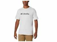 Herren Kurzarm-T-Shirt Columbia Basic Logo Weiß Herren - L