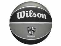 Basketball Wilson Nba Team Tribute Brooklyn Nets Schwarz Kautschuk...