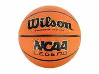Basketball Wilson NCAA Legend Weiß Orange Haut Kunstleder 7
