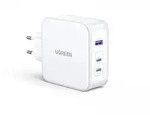 UGREEN Nexode 140W USB-C PD GaN - 3-Port Ladeger&auml;t + USB-C Kabel 1.5m - Wei&szlig;