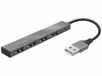 Trust Halyx Aluminium Mini 4-Ports USB-A 2.0 Hub 23786