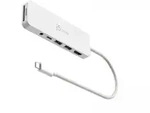 j5create USB-C-Multi-Port-Hub mit 60W Stromversorgung - Wei&szlig;