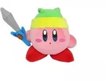 Sanei Kirby Pl&uuml;schfigur Kirby mit Schwert 12 cm
