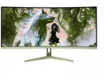 Arozzi Nova 34" Curved VA 3440x1440 165 Hz Gaming Monitor - Forest Green