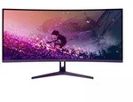 Arozzi Nova 34" Curved VA 3440x1440 165 Hz Gaming Monitor - Lila