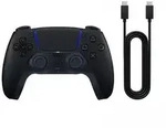 Sony Playstation 5 DualSense V3 Wireless + USB-Kabel f&uuml;r PC - Midnight Blac