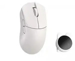 WLMouse Huan Stainless Magnesium Alloy Kabellose Gaming-Maus - Wei&szlig;