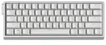 Wooting 60HE V2 Tastatur - ANSI Non Split Spacebar - Silver Aluminum