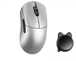 WLMouse Huan Stainless Magnesium Alloy Kabellose Gaming-Maus - Silber