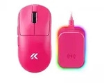 MCHOSE A7 V2 Ultra Plus Drahtlose Maus - Rose Red