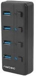 Natec Mantis 2 3.0 USB Hub 4 Port