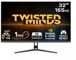 Twisted Minds 32&rdquo; QHD, 165Hz, VA, 1ms, HDMI 2.1, HDR Gaming Monitor