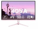Arozzi Nova 27" IPS 2560x1440 260Hz Gaming-Monitor - Pink