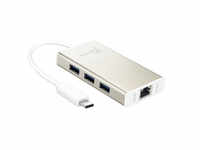 j5create USB-C Multi-Adapter Gigabit Ethernet, USB 3.1 HUB JCH471-N