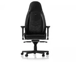 noblechairs ICON Real Leather - Schwarz / Schwarz