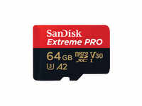 SanDisk Speicherkarte Extreme Pro MicroSDXC - 64GB SDSQXCY-064G-GN6MA