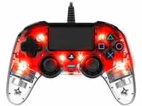 Nacon Wired llluminated Compact Controller Rot (PS4/PC) PS4OFCPADCLRED