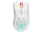 Deltaco Gaming WM80 Kabellos RGB Gaming-Maus Ultral&auml;tt - Wei&szlig;