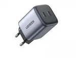UGREEN Nexode Mini 45W Dual USB-C PD Ladeger&auml;t - Schwarz