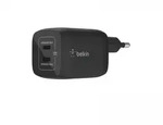 Belkin Boost Charge 65W USB-C Wandladeger&auml;t - 2-port - Schwarz