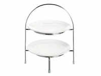 ASA-Selection Etagere 2-stufig Atable in Farbe silber