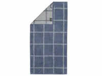 Cawö Handtuch Two-Tone 50x100cm in Farbe nachtblau