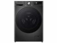 LG Waschmaschine mit 9 kg Kapazität EEK A 1.200 U./Min. Schwarz mit schwarzem