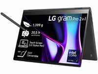 LG 16" Convertible mit Windows 11 Home Intel Core Ultra 7 Prozessor 16 GB LPDDR5x RAM