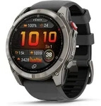 Garmin Fenix 8 Pro [inkl. Silikonarmband schwarz/silber] 51mm Titangeh&auml;use
