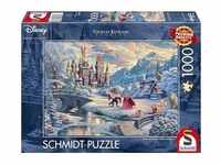 Schmidt Puzzle 59671 - Disney Die Schöne und das Biest: Zauberhafter Winterabend