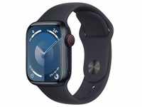 Apple Watch Series 9 [GPS + Cellular, inkl. Sportarmband S/M mitternacht] 41mm