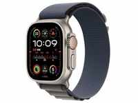 Apple Watch Ultra 2 [GPS + Cellular, inkl. Polyester Alpine M blau] Titangehäuse