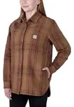 Carhartt Twill L/S Plaid Shirt 105991 - carhartt brown - XS