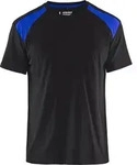 Blakl&auml;der&reg; T-Shirt 3379 1042 in div. Farben - schwarz/kornblumenblau - 4XL