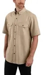 Carhartt LOOSE CHAMBRAY S/S SHIRT 104369 - dark tan chambray - XXL