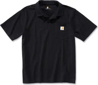 Carhartt WORK POCKET POLO S/S, Carhartt work pocket polo s/s K570 S, black