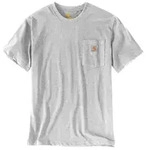 Carhartt K87 POCKET S/S T-SHIRT 103296 - heather grey - L