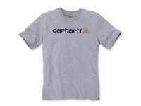 Carhartt CORE LOGO T-SHIRT S/S 103361 - heather grey - S