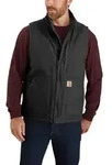 Carhartt&reg; WASHED DUCK LINED MOCK NECK VEST 104277 - black - L