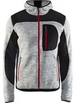 Blakl&auml;der&reg; Strickjacke 4930 2117 in div. Farben - grau melange/schwarz - 4XL
