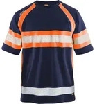 Blakl&auml;der High Vis T-Shirt 3337 1051 in div. Farben - marineblau/orange - XS