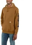 Carhartt SLEEVE LOGO HOODED SWEATSHIRT K288 - carhartt&reg; brown - XS