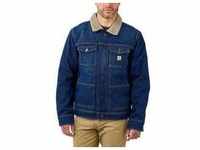 Carhartt RELAXED DENIM SHERPA LINED JACKET 105478 - M