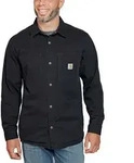 Carhartt FLEECE LINED SNAP FRONT SHIRT JACKET 105532 - black - XL