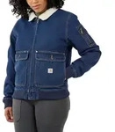 Carhartt RELAXED FIT DENIM SHERPA LINED JACKET 105446 - beech - XL