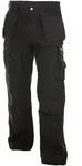 DASSY&reg; Texas Canvas Multitaschen-Bundhose mit Kniepolstertaschen - schwarz - 42