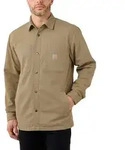 Carhartt FLEECE LINED SNAP FRONT SHIRT JACKET 105532 - dark khaki - XL