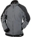 DASSY&reg; Kazan Zweifarbige Fleecejacke - zementgrau/schwarz - XS