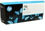 HP Tinte 676M6A 738 cyan